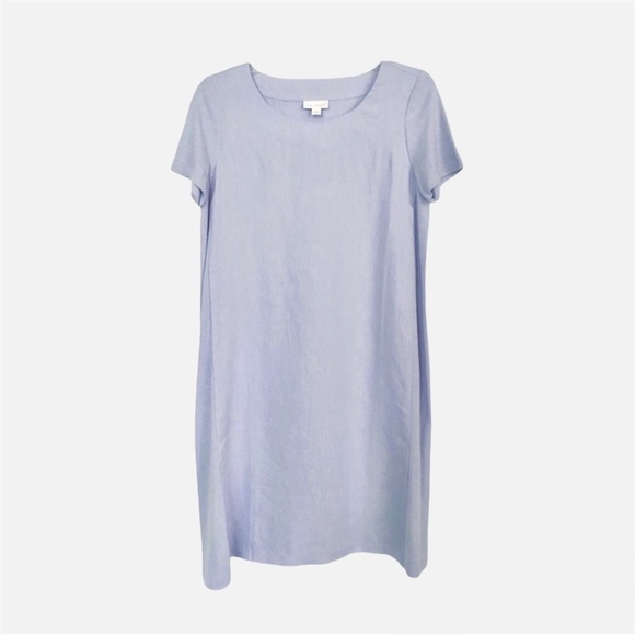 J. Jill Dresses Jjill Short Sleeve Aline Linen Shift Dress In